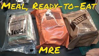 MRE Review amp Comparison Humanitarian HDR Civilian Sopakco and Military MRE Meal Ready to Eat [upl. by Hollerman547]