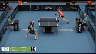 COTON Flavien vs CHIRITA Iulian  U19 boys singles round of 16  EYC 2024 [upl. by Aubigny]