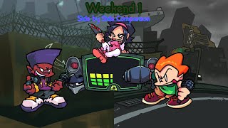 Friday Night Funkin Weekend 1 Leaked Build and Finished Build Side By Side Comparison [upl. by Wack]