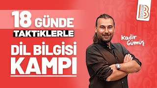 15Gün  Taktiklerle Dil Bilgisi  Taktiklerle Cümle Türleri  Kadir Gümüş  2024 [upl. by Sheryl]