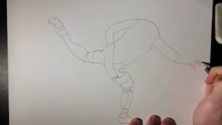 OLIVIER GIROUD SCORPION KICK DRAWING [upl. by Routh]