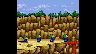 Lemmings SNES full playthrough [upl. by Lorien]