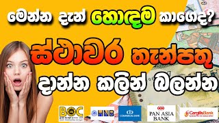 🇱🇰ස්තාවර තැන්පතු දාන්න කලින් බලන්න  Fixed deposit rates in sri lanka 2024 [upl. by Stutman]