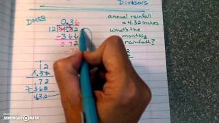 Dividing Decimals by 2digit divisors [upl. by Lardner698]