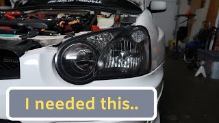 Headlight Restoration for my STI [upl. by Fortunato58]