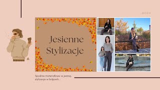 Stylizacje jesienne 2  Spodnie wide leg zamiast jeansów brązy…Szafa kapsułowa 39  Basi To Pasi [upl. by Eibmab216]