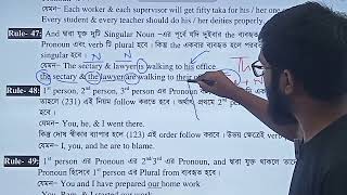 Pronoun Antecedent agreement  Basic Grammar course by Wasik Billah Asif  WhatsApp 01770571042 [upl. by Lienad]