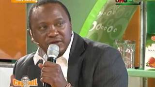 Uhuru Kenyatta on Churchill Live [upl. by Ihc]