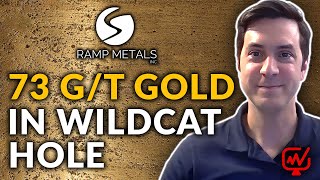 Ramp Metals 73 gt Gold Over 75m in First Hole  Jordan Black [upl. by Imarej947]