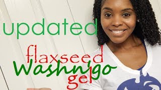 Wash amp Go with Flaxseed Gel [upl. by Atila]