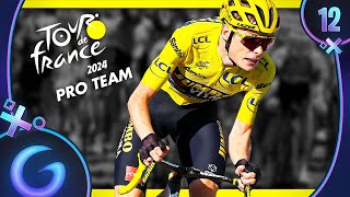 TOUR DE FRANCE 2024  PRO TEAM FR 12  Leader malade [upl. by Kaufmann]