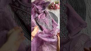 Roman silk handwork suitmauve🌸 S to XXL  DM for orders919207118584 fashion [upl. by Arabel]