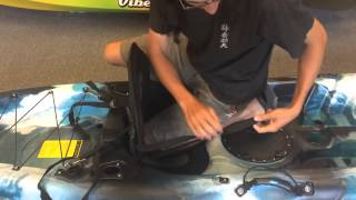 Tutorial Installing ClipIn Deluxe Kayak Seat onto a Vibe Kayaks Skipjack 90 [upl. by Maddis]