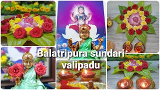 kamala deepam  bala tripura sundari valipadu  bala alangaram poojai story balambigai moola mantra [upl. by Irama]