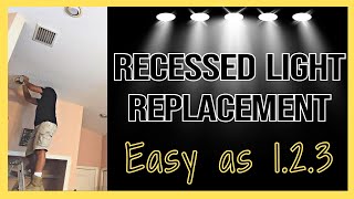 Easy Steps to Upgrade Your Recessed Lights [upl. by Ydner]