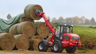 Weidemann – Teleskopradlader 4080LPT Einsatz in der Landwirtschaft [upl. by Novihs]