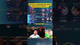 LUMINAIRE ADU WINRATE VALIR SAMA PUBLIK 1000 match REBUTAN MAIN MID WKWK evos luminaire [upl. by Naerad106]