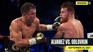 FULL FIGHT  Canelo Alvarez vs Gennadiy quotGGGquot Golovkin DAZN REWIND [upl. by Jerrol]