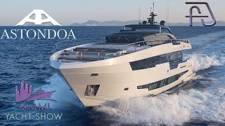 Astondoa 100 Century Yacht  MT DOOM at Miami Yacht Show  MYS 2020 [upl. by Eniala]