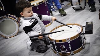 Costalero del Soberano con Hugo y su tambor  Ensayo de Las Cigarreras 2019 [upl. by Llabmik]