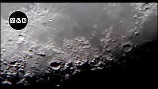 My Moon Footage  Moon With Telescope 4K [upl. by Smiga858]