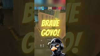 The BRAVE Goyo Runout rainbowsixsiege xbox [upl. by Netsirhc]