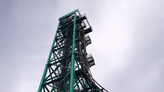 Dorney Park  Demon Drop offride 1080p HD [upl. by Kosaka]