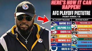 EVERY Possible WAY Steelers CAN Make the PLAYOFFS Explained Pittsburgh Steelers News [upl. by Aisha]