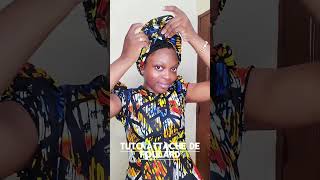 Tuto attache de foulard 😇headwrapstyles viralvideo headscarf foulard tutorial shorts [upl. by Marietta]