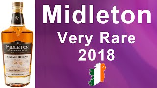 Midleton Very Rare 2018 with 40 ABV Blended Irish Whiskey Review 325 from WhiskyJason [upl. by Anerrol]