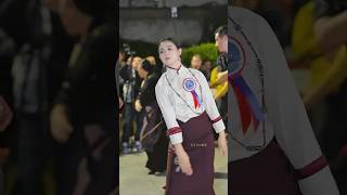 Yongji beautiful Tibetan dance woman enviable long black hair [upl. by Plossl]