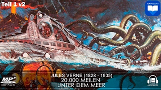 Hörbuch 20 000 Meilen unter dem Meer von Jules Verne  Teil 1 v 2  Deutsch [upl. by Altman60]