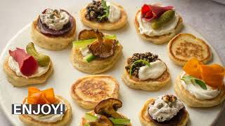 How to make easy Vegan Blini Toppings [upl. by Adora]