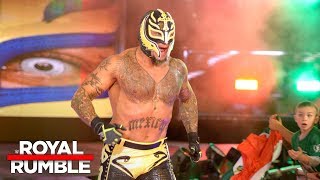 Rey Mysterio makes a shocking return in the Royal Rumble Match Royal Rumble 2018 WWE Network [upl. by Gilletta677]