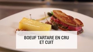 Boeuf tartare en cru et cuit [upl. by Johnny808]