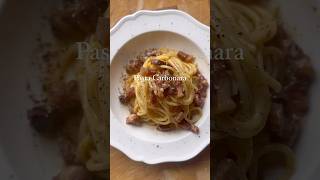 Classic Pasta Carbonara pastarecipe carbonara italianfood classicrecipes homecooking [upl. by Ssenav]