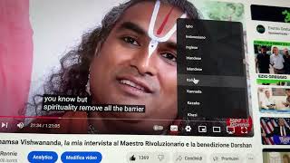 Tutorial Sottotitoli nelle mie interviste in inglese come Paramahamsa Vishwananda Ecco come fare [upl. by Evvie]