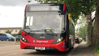 Full Route Visual Stagecoach Route 462 Ilford to Limes Farm Estate Enviro200 MMC 36632 SN17 MKP [upl. by Guenzi]