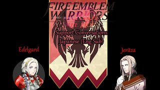 Fire Emblem Warriors Three Hopes Edelgard amp Jeritza Support Conversations Japanese HD [upl. by Ripleigh915]