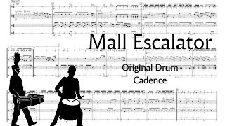 Mall Escalator  Original Drum Cadence by Ethan Buchanan [upl. by Ledniahs372]