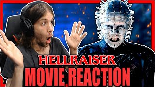 Hellraiser 1987 MOVIE REACTION First Time Watching [upl. by Nihhi]