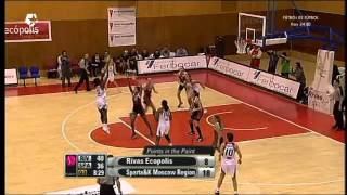 EuroLeague Women 1112 Rivas Ecópolis  SpartaampK MR Vidnoje [upl. by Inimak949]