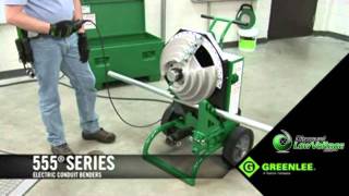 Greenlee 555 Deluxe Electric Conduit Bender [upl. by Ajnat]