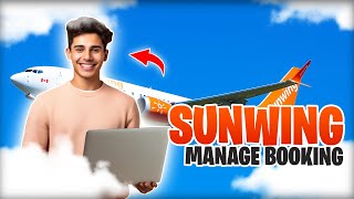 Sunwing Manage Booking  How to modify trip [upl. by Lathe]