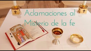 Aclamaciones al misterio de la fe [upl. by Aonehc230]