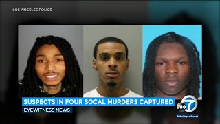 3 Chicago gang members captured for 4 LA murders [upl. by Clute]