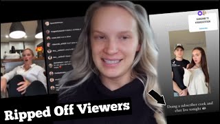 Kyra Renee ClICKBAITING Viewers Into Buying Instagram Subscription [upl. by Aynot410]