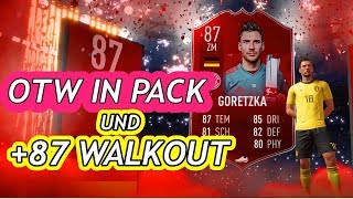 GORETZKA 87 POTM SBC ABGESCHLOSSEN  WALKOUT 87  OTW IN PACK  SQUAD BUILDER CHALLENGE FIFA 19 [upl. by Solokin206]