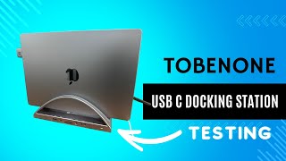 TobenONE USB C Docking Station Dual Monitor for MacBook UDS020 [upl. by Ellednek]