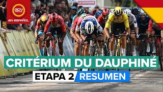 Resumen Critérium del Dauphiné 2023  Etapa 2 [upl. by Margette61]